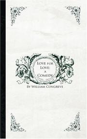 Cover of: Love for Love by William Congreve
