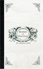 Cover of: Rupert of Hentzau by Anthony Hope