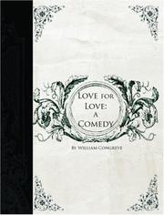 Cover of: Love for Love by William Congreve, William Congreve