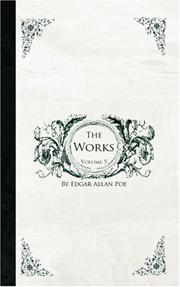 Cover of: The Works of Edgar Allen Poe, Volume 5 by Edgar Allan Poe