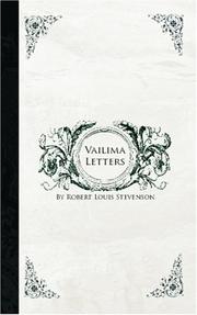 Cover of: Vailima Letters by Robert Louis Stevenson