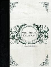 Cover of: Miss Billy's Decision