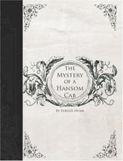 Cover of: The Mystery of a Hansom Cab (Large Print Edition) by Fergus Hume
