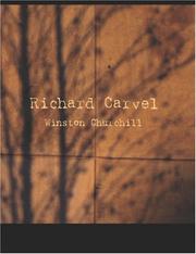 Cover of: Richard Carvel (Large Print Edition) by Winston Churchill