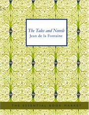 Cover of: Tales and Novels of J. de La Fontaine (Large Print Edition)