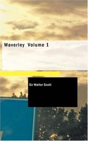 Cover of: Waverley, Volume 1 by Sir Walter Scott