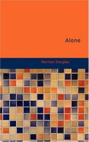 Cover of: Alone by Norman Douglas
