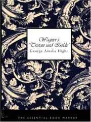 Cover of: Wagner\'s "Tristan und Isolde" (Large Print Edition): an essay on the Wagnerian drama