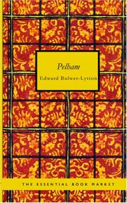 Cover of: Pelham by Edward Bulwer Lytton, Baron Lytton