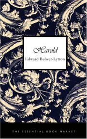 Cover of: Harold | Edward Bulwer Lytton