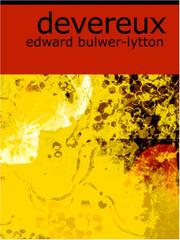 Cover of: Devereux (Large Print Edition) by Edward Bulwer Lytton, Baron Lytton