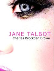 Cover of: Jane Talbot (Large Print Edition) by Charles Brockden Brown