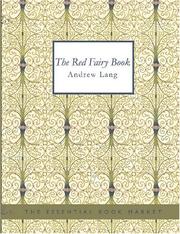 Cover of: The Red Fairy Book (Large Print)