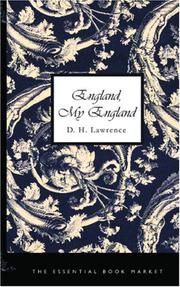 Cover of: England, My England by D. H. Lawrence, D. H. Lawrence