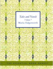 Cover of: Tales and Novels (Large Print Edition) by Maria Edgeworth, Maria Edgeworth