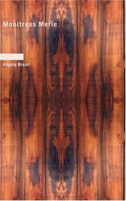 Cover of: Monitress Merle | Angela Brazil