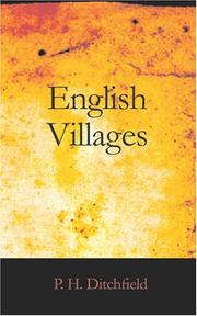 Cover of: English Villages | P. H. Ditchfield