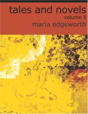 Cover of: Tales and Novels (Large Print Edition) by Maria Edgeworth