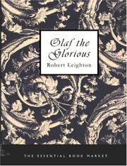 Cover of: Olaf the Glorious (Large Print Edition) by Robert Leighton