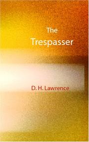 Cover of: The Trespasser by David Herbert Lawrence