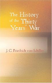 Cover of: The History of the Thirty Years War by Friedrich Schiller