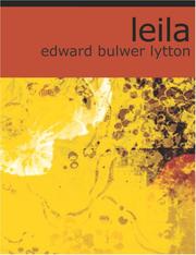Cover of: Leila (Large Print Edition) | Edward Bulwer Lytton