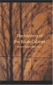 Cover of The Mystery of the Boule Cabinet