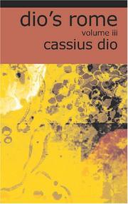 Cover of: Dio\'s Rome, Volume III