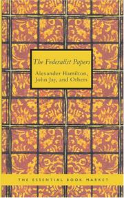 Cover of: The Federalist Papers by Alexander Hamilton