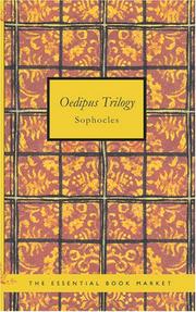 Cover of: Oedipus Trilogy