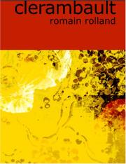 Cover of: Clerambault (Large Print Edition) by Romain Rolland