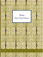 Poems by Helen Maria Williams