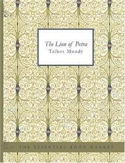 Cover of: The Lion of Petra (Large Print Edition) by Talbot Mundy, Talbot Mundy