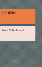 No Hero by E. W. Hornung