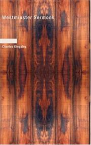 Cover of: Westminster Sermons by Charles Kingsley