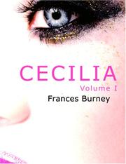 Cover of: Cecilia by Fanny Burney