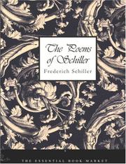 Cover of: The Poems of Schiller (Large Print Edition) by Friedrich Schiller