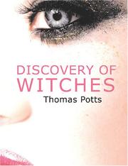 Cover of: Discovery of Witches (Large Print Edition) by Thomas Potts
