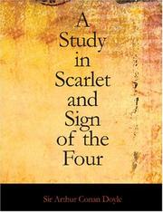 Cover of: A Study in Scarlet AND Sign of the Four (Large Print Edition) by Arthur Conan Doyle, Arthur Conan Doyle