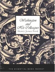 Cover of: Washington and his colleagues (Large Print Edition) by Henry Jones Ford, Henry Jones Ford