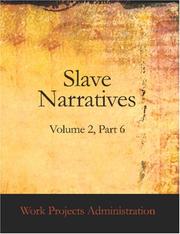 Cover of: Slave Narratives (Large Print Edition) by Work Projects Administration