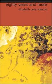 Cover of Eighty years and more