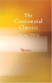 Cover of: The Continental Classics by Various