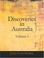 Cover of: Discoveries in Australia, Volume 1 (Large Print Edition)