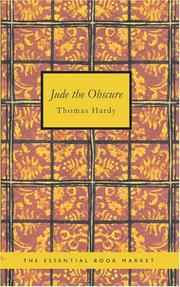 Cover of: Jude the Obscure by Thomas Hardy