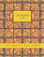 Cover of: The Republic (Large Print Edition) by Πλάτων