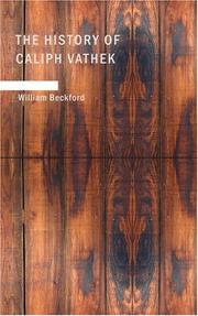 Cover of: The History of Caliph Vathek by William Beckford