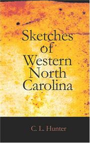 Sketches of Western North Carolina by C. L. Hunter