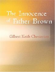 Cover of: The Innocence of Father Brown (Large Print Edition) by Gilbert Keith Chesterton