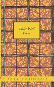 Cover of: Ester Ried by Isabella Macdonald Alden, Isabella Macdonald Alden